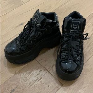 Naked wolfe sporty patent leather